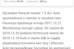 Samochód Renault master 1.9